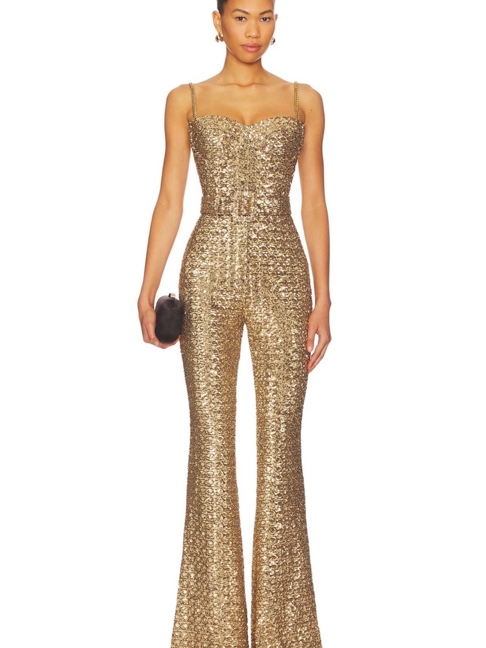 Lucinda jumpsuit in gold